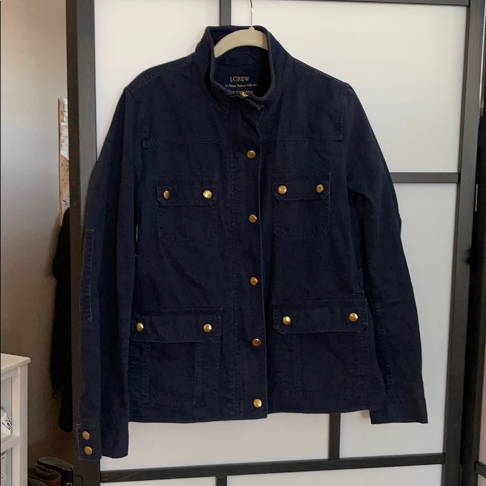 Jcrew relaxed boyfriend field jacket